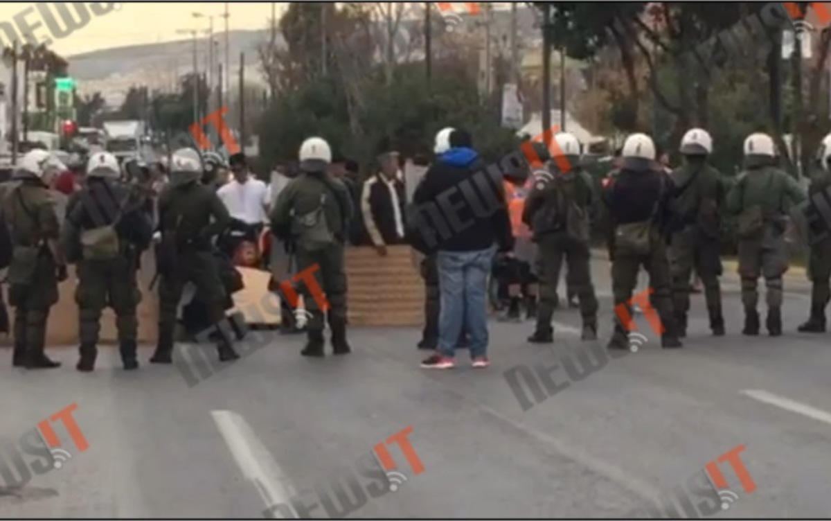 Διαμαρτυρία προσφύγων