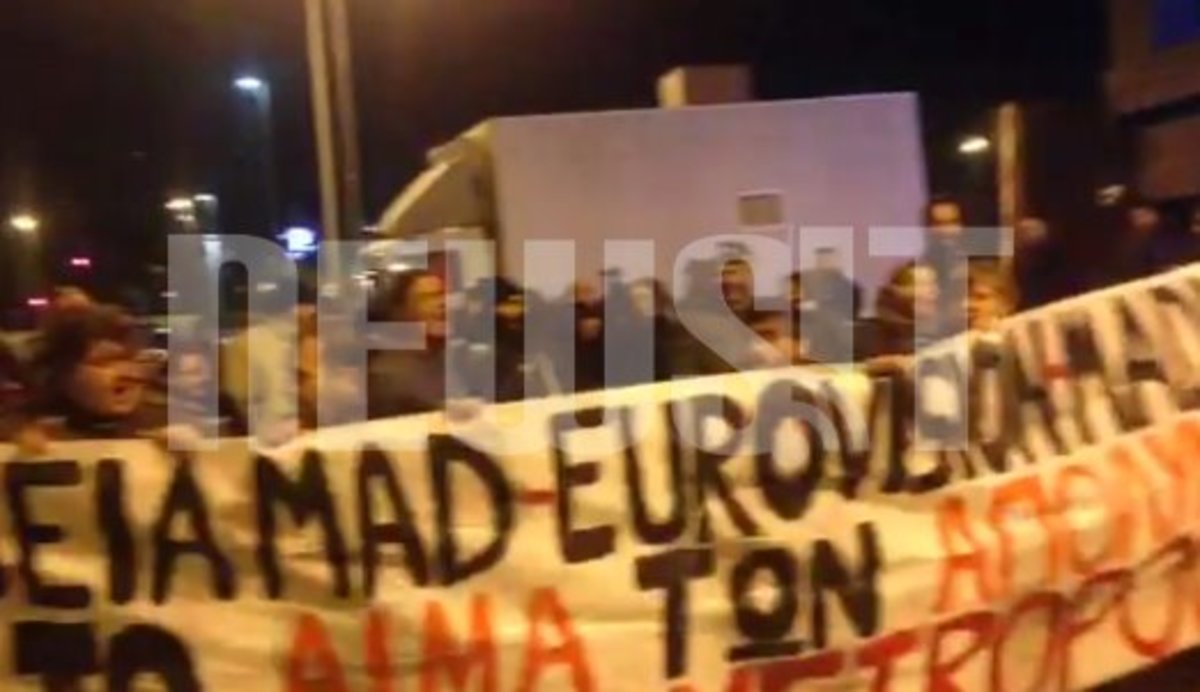 Διαμαρτυρία στην Ιερά Οδό