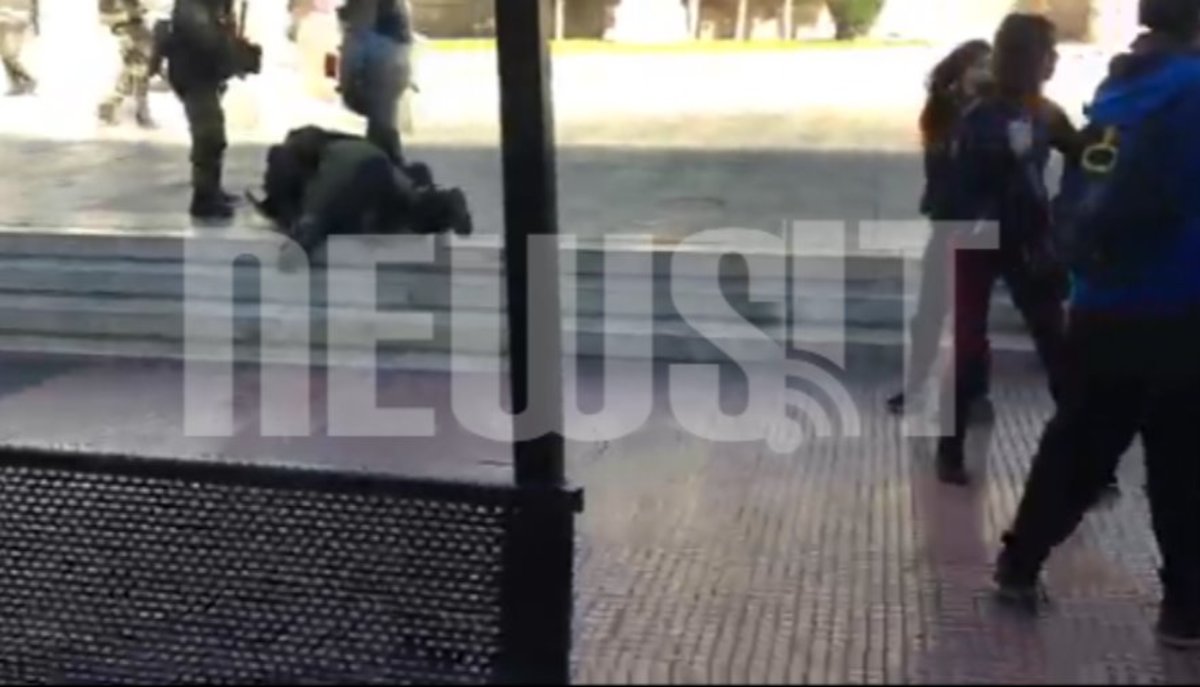 Σύλληψη διαδηλωτή