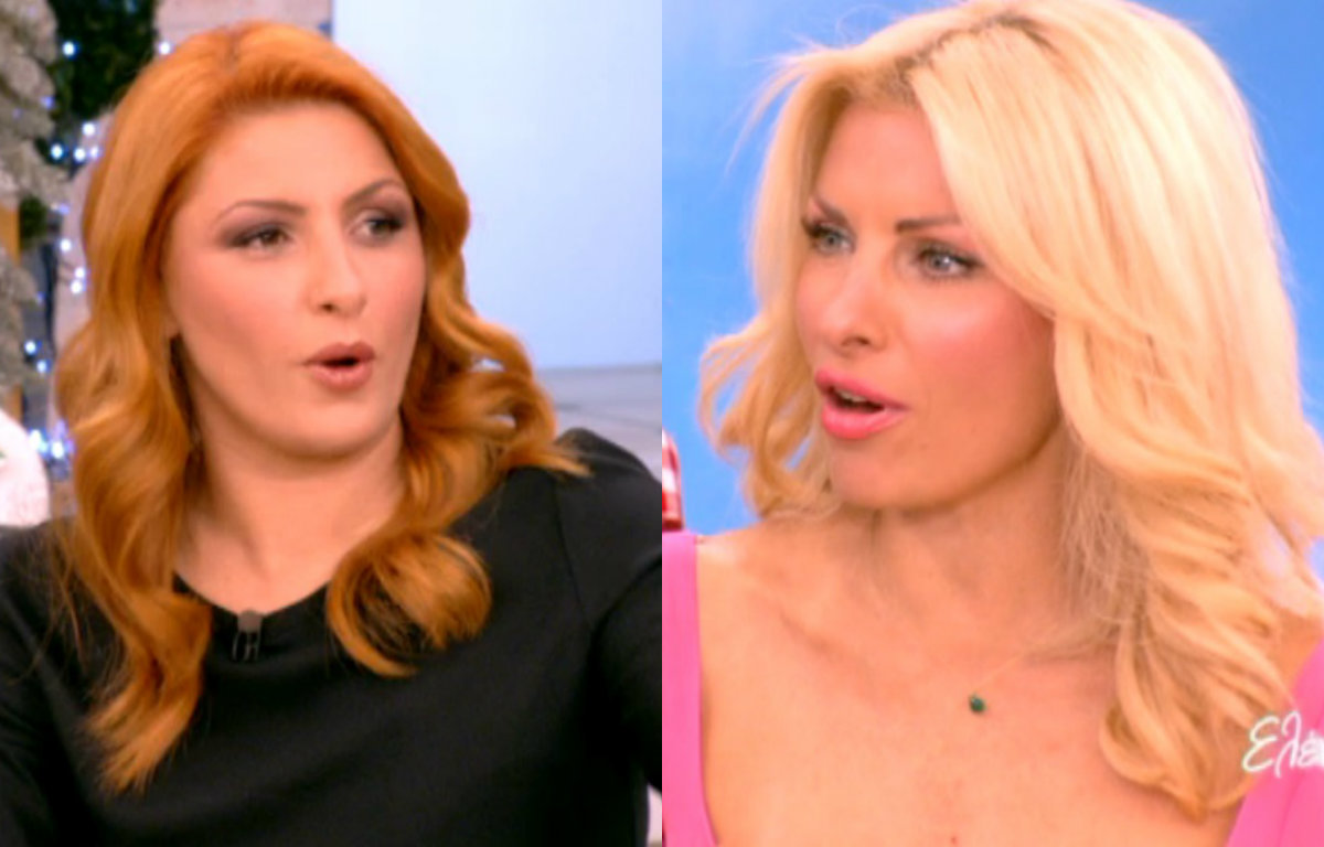 Παπαρίζου σε Μενεγάκη: «Το ντεκολτέ σου είναι πολύ ανοιχτό»!