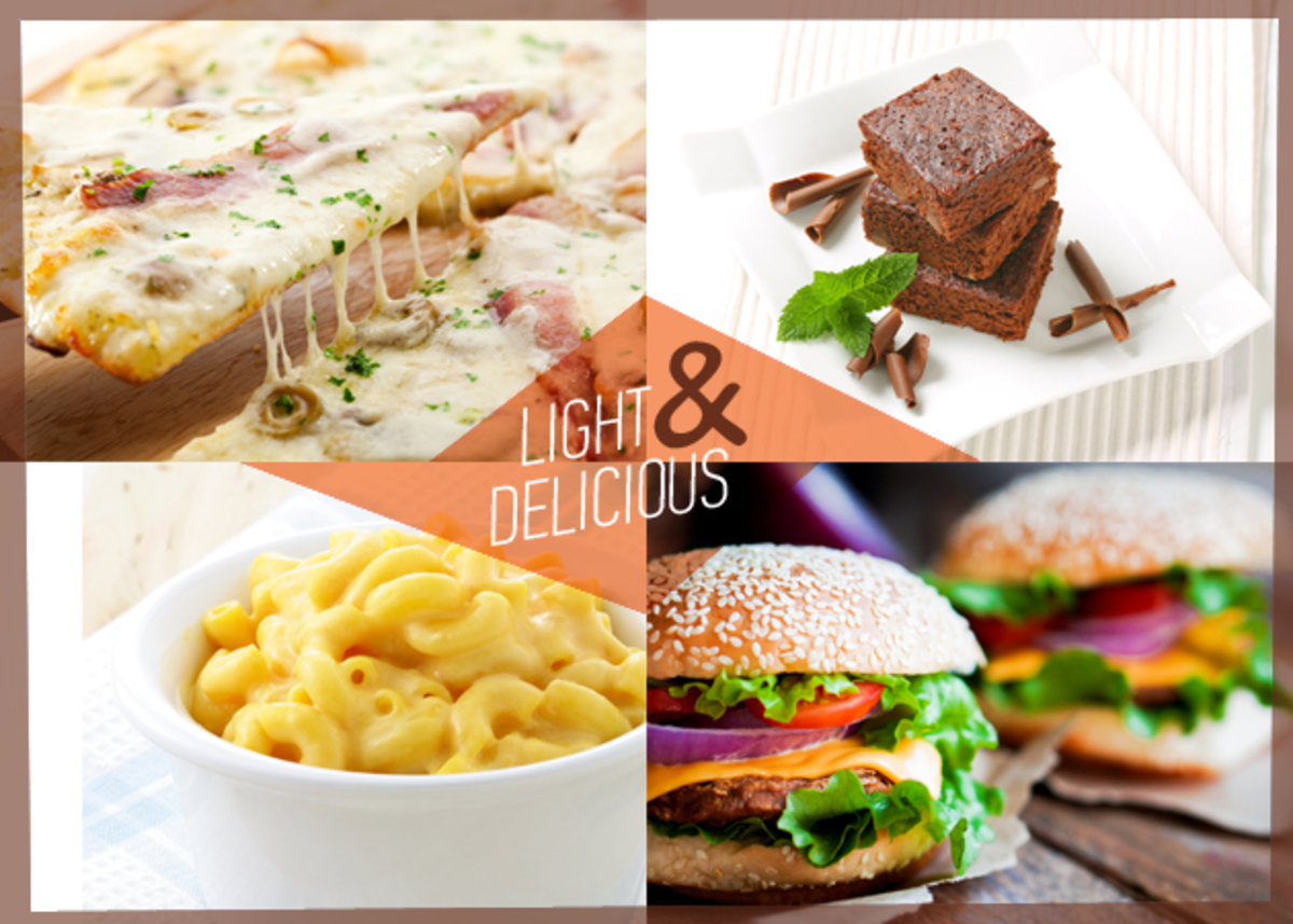 Ετοιμάζουμε πίτσα, burger, παγωτό και μακαρόνια με λίγες θερμίδες