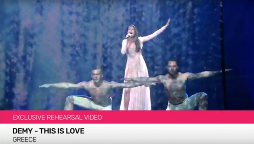 Αποκαλύφθηκαν όλα στη δεύτερη πρόβα της Demy στη Eurovision! [vid]