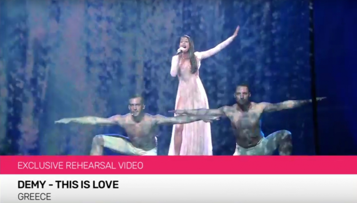 Αποκαλύφθηκαν όλα στη δεύτερη πρόβα της Demy στη Eurovision! [vid]