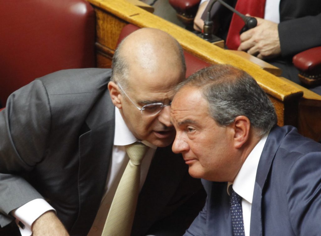 Ο Ν. Δένδιας είδε τον Κώστα Καραμανλή για τα εσωτερικά της Ν.Δ.