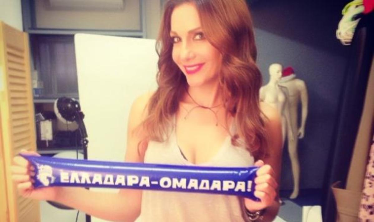 Δέσποινα Βανδή: Δες την φωτογραφία που ανέβασε για τον αγώνα της Εθνικής