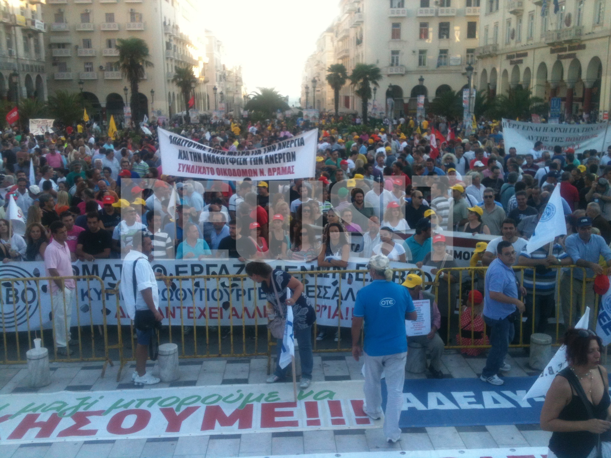 “Αστακός” όλη η Θεσσαλονίκη – Σε κλοιό 4 διαδηλώσεων η ΔΕΘ