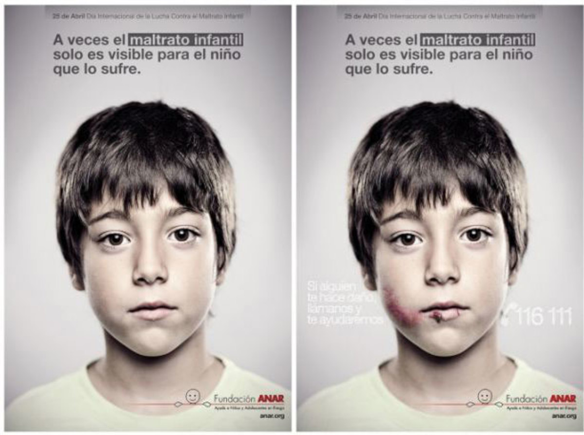 Μια διαφήμιση κατά της κακοποίησης ΜΟΝΟ για τα μάτια των παιδιών