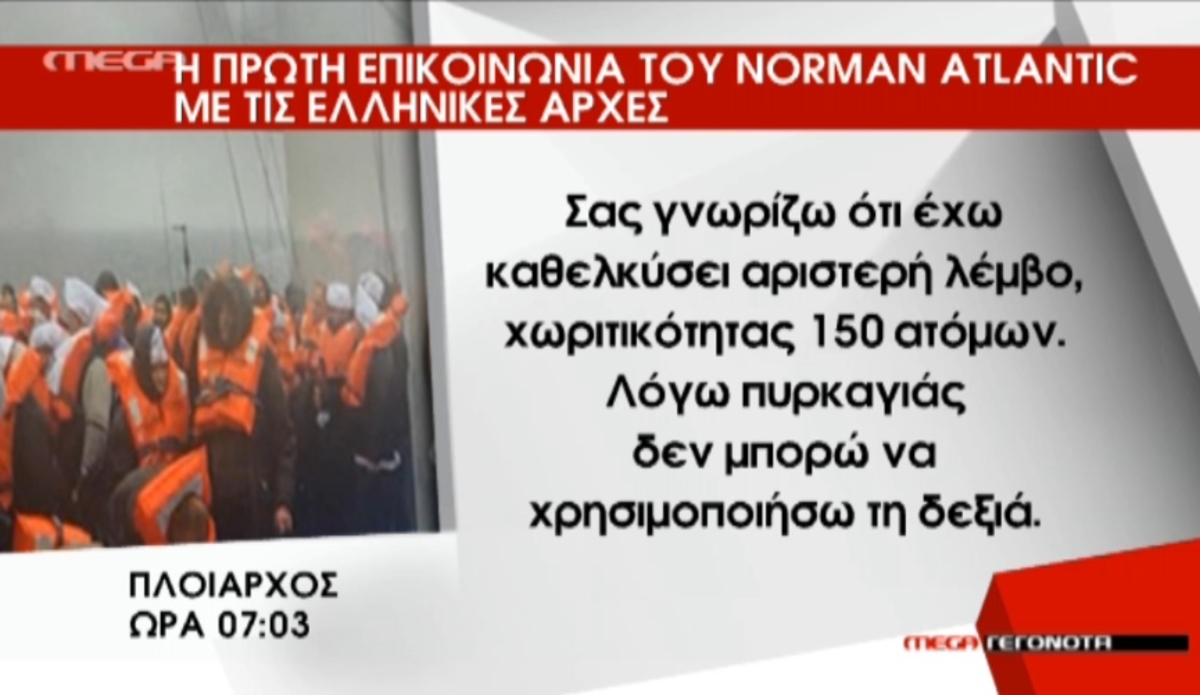 Αποκαλυπτικοί διάλογοι για πλοίο