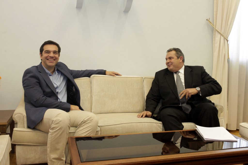 Καμμένος για συνεργασία με ΣΥΡΙΖΑ: Όπως ο Βελουχιώτης με τον Ζέρβα για τον Γοργοπόταμο