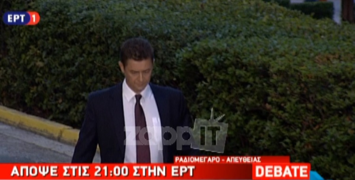 Debate πολιτικών αρχηγών: Δείτε την άφιξη των δημοσιογράφων της τηλεμαχίας