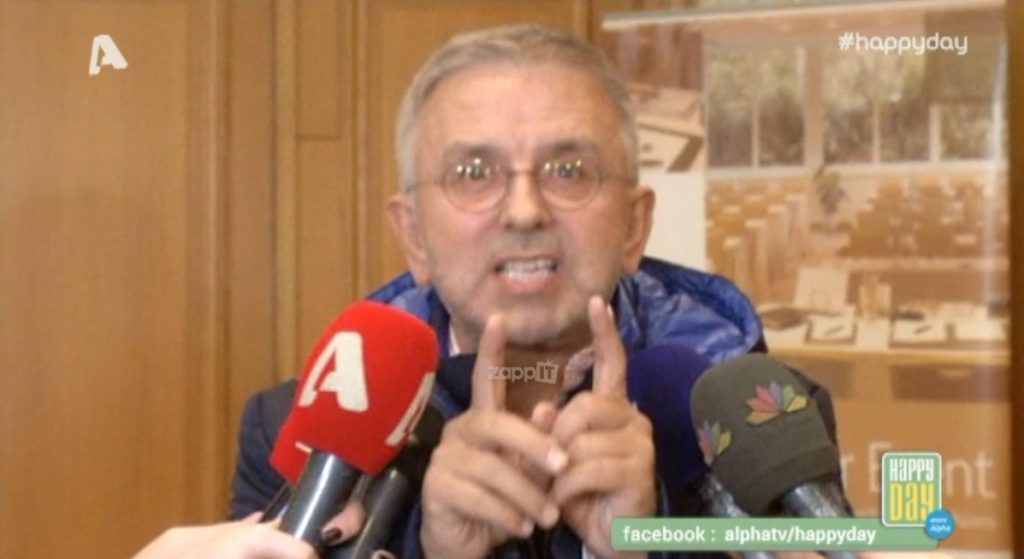«Εξερράγη» ο Δήμος Βερύκιος όταν τον ρώτησαν για τον Λάκη Λαζόπουλο!