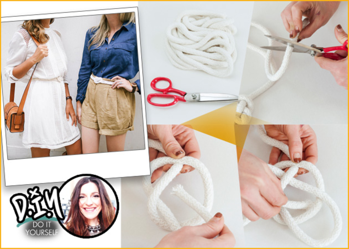 Κάντο μόνη σου: Πώς να φτιάξεις μια ζώνη από σχοινί!