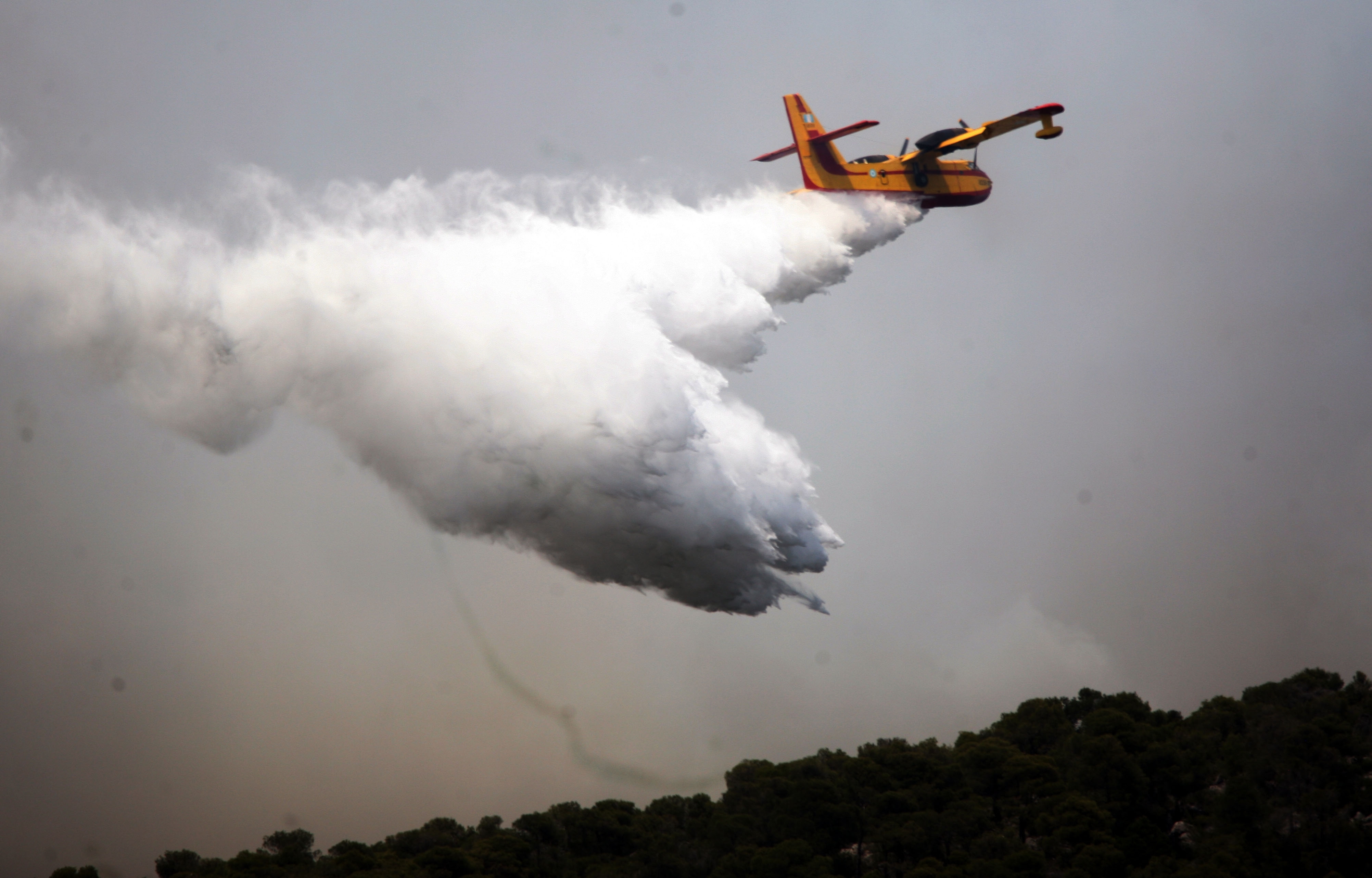 Σε εξέλιξη η μ​εγάλη πυρκαγιά στον Δομοκό