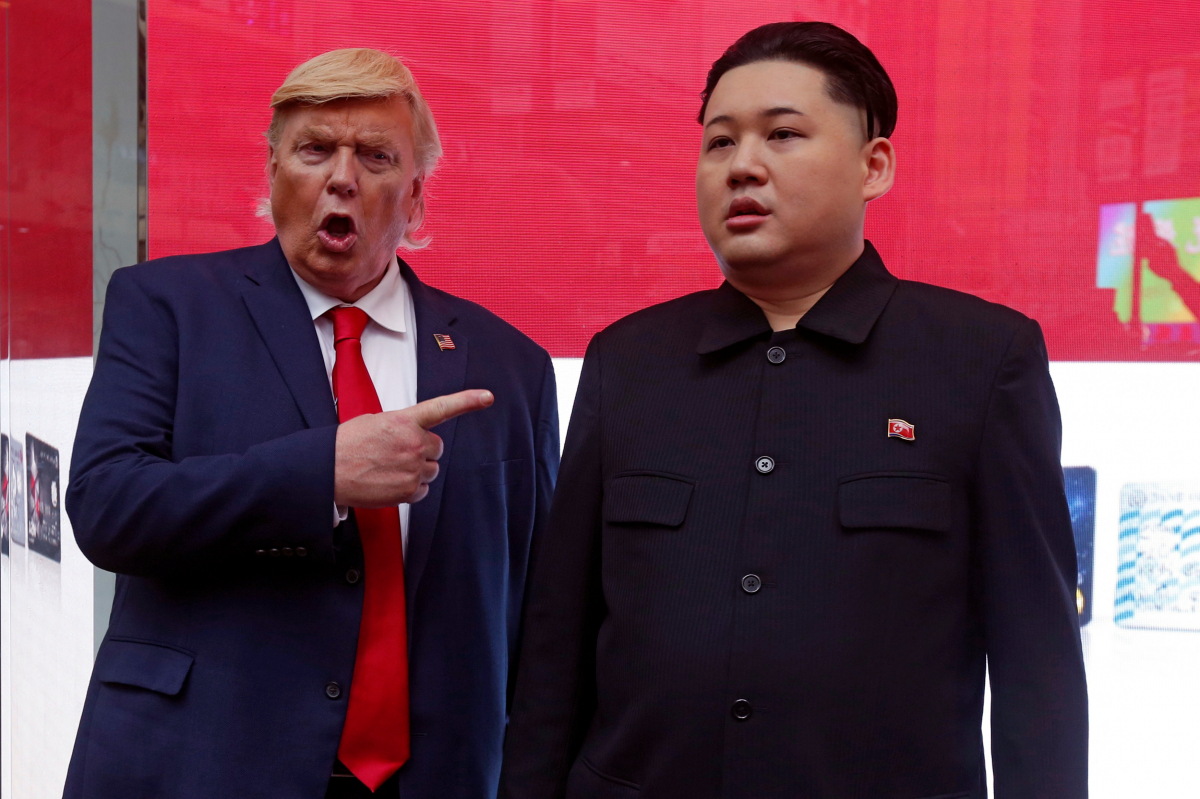 Δύο... σωσίες των Ντόναλντ Τραμπ και Κιμ Γιονγκ Ουν / Φωτό: Reuters