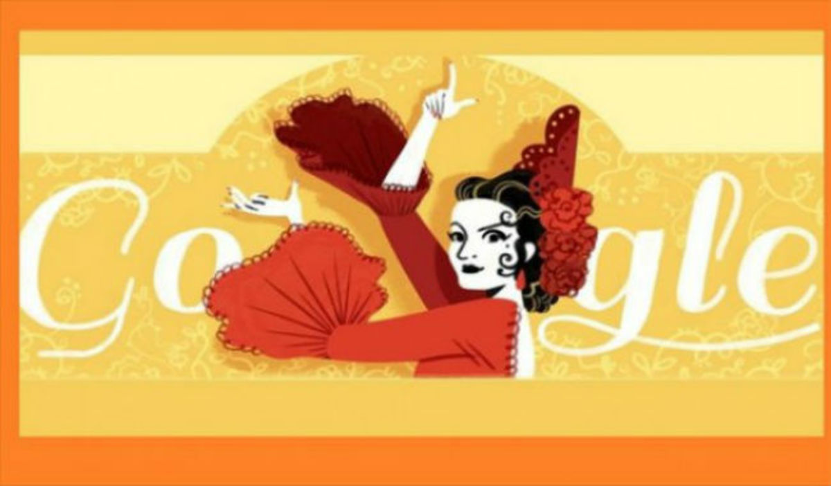 Lola Flores: Η Google αφιερώνει το doodle στα 93 χρόνια από τη γέννηση της!