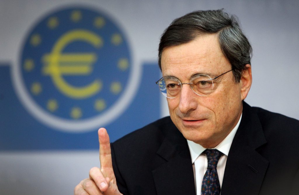 “Τα μαύρα σύννεφα πάνω από την Ευρωζώνη υποχώρησαν”, είπε ο πρόεδρος της ΕΚΤ
