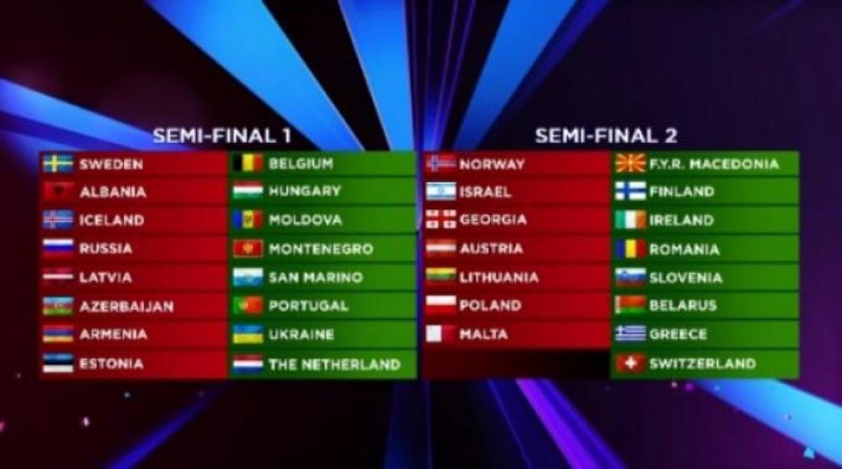 Στον Β΄ ημιτελικό της Eurovision η Ελλάδα