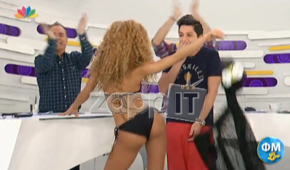 Χαμός στο ΦΜ Live! Έφεραν χορεύτρια στον Πουλόπουλο