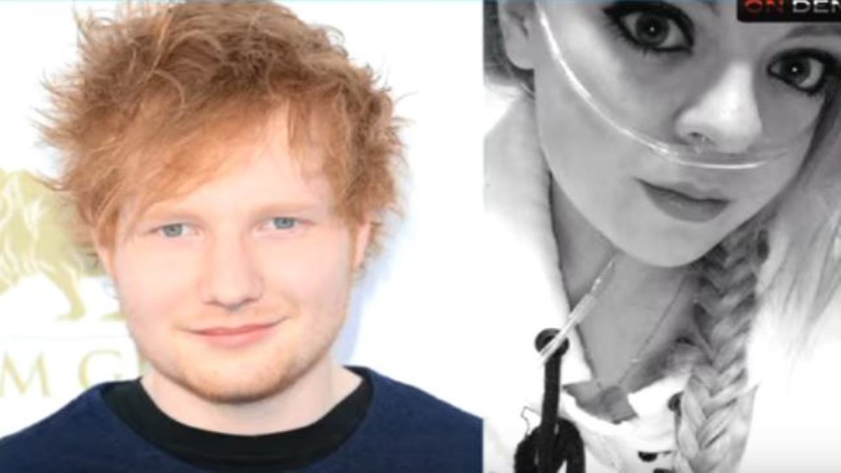 Συγκλονιστικό: Ο Ed Sheeran τραγούδησε δίπλα στην άρρωστη κοπέλα και αυτή αμέσως μετά ξεψύχησε…[vid]