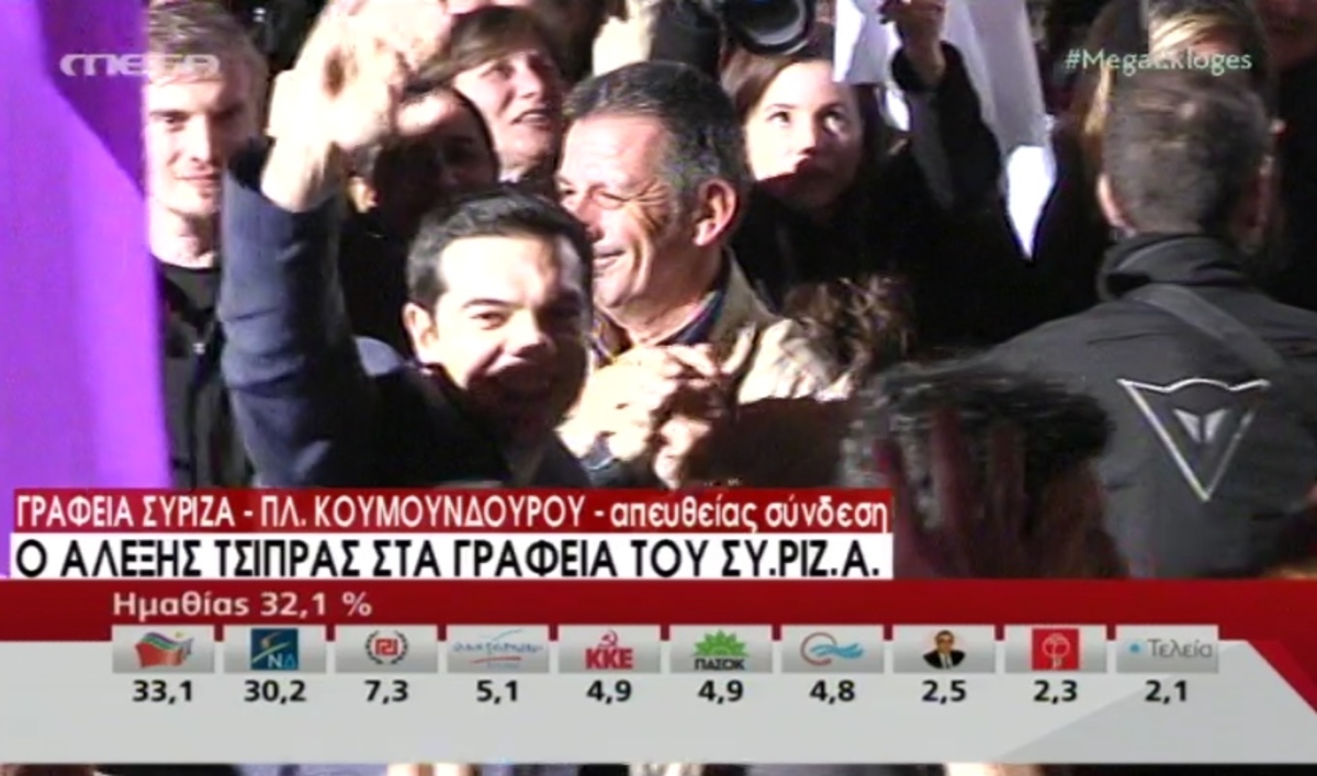 Τσίπρας σε γραφεία ΣΥΡΙΖΑ