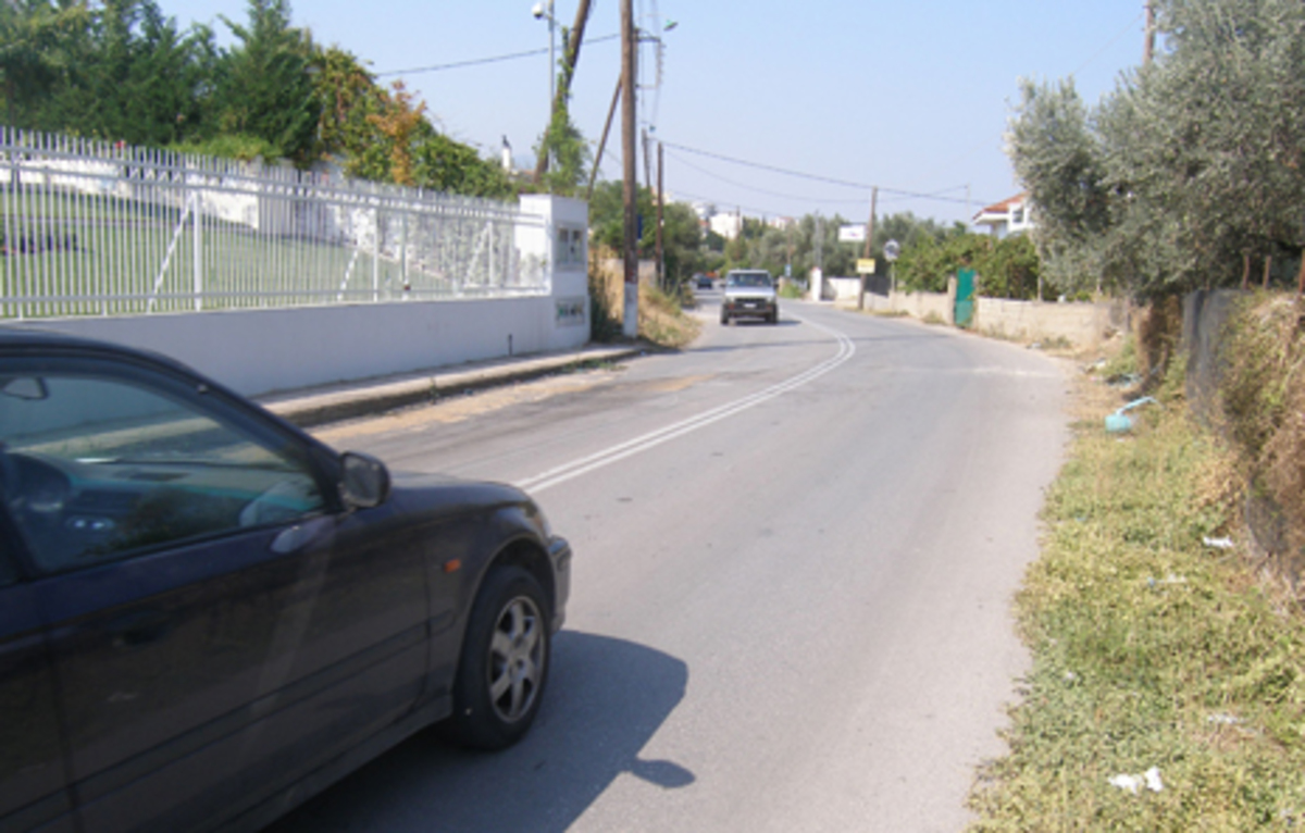 To σημείο του ατυχήματος - ΦΩΤΟ από egnomi.gr