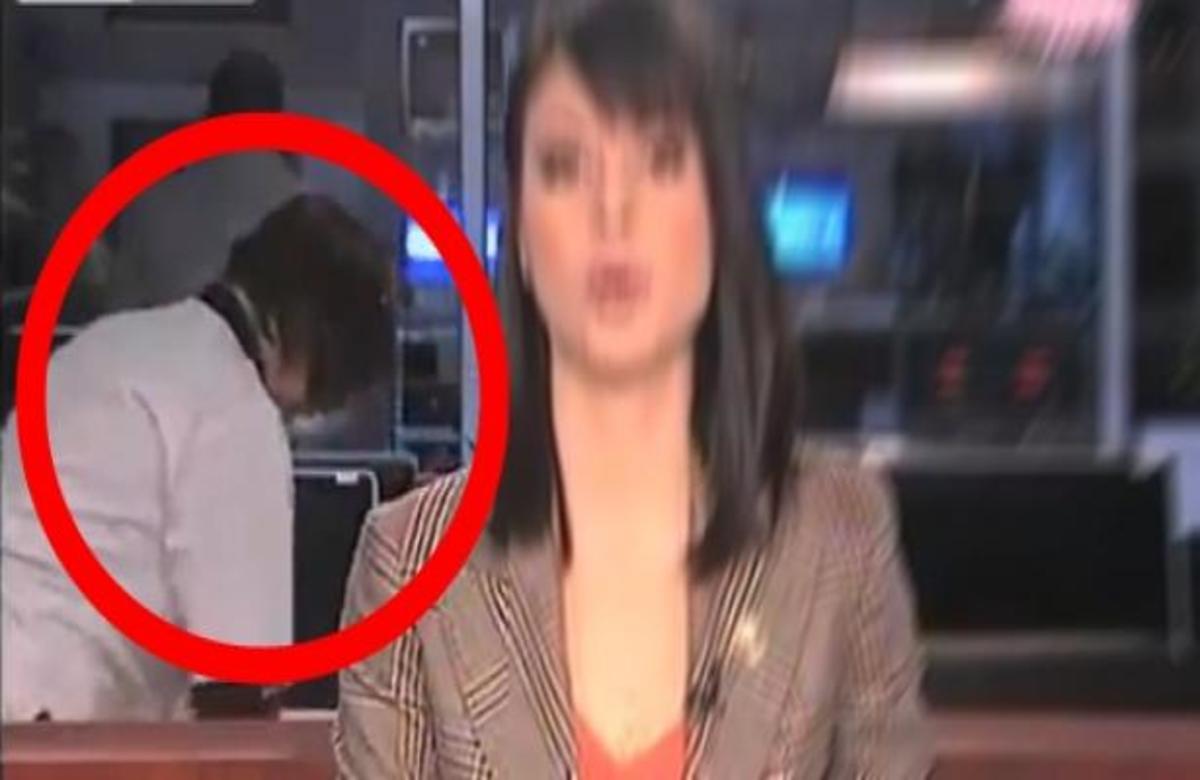 Καθαρίστρια μπήκε στο δελτίο ειδήσεων!