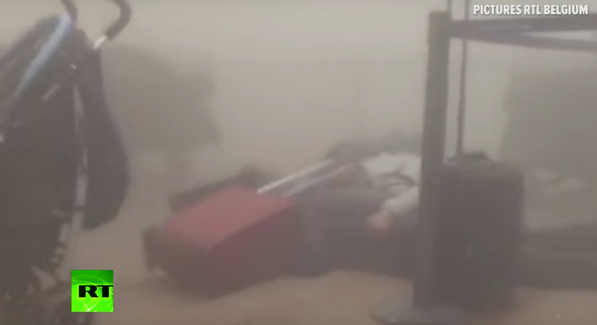 Βρυξέλλες: Βίντεο ντοκουμέντο δευτερόλεπτα μετά την έκρηξη στο αεροδρόμιο!