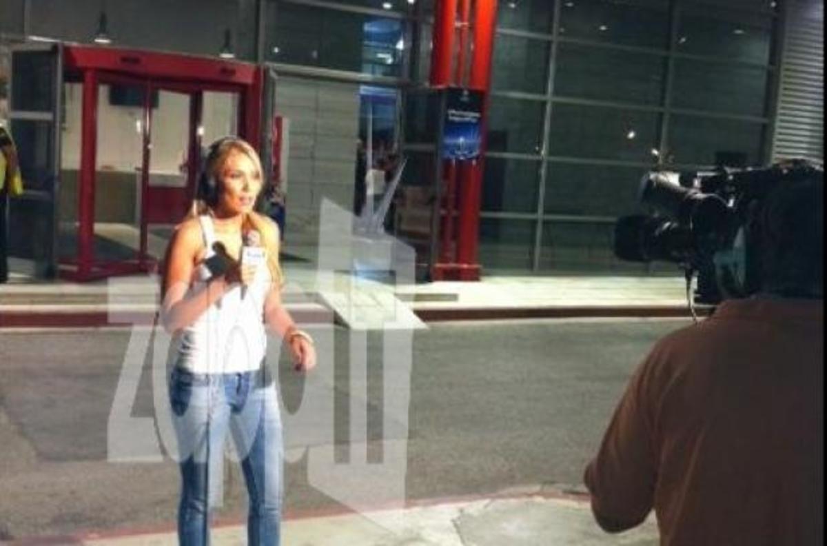 Η Έλενα Παπαβασιλείου σε ρόλο ρεπόρτερ απόψε στο Καραϊσκάκη!