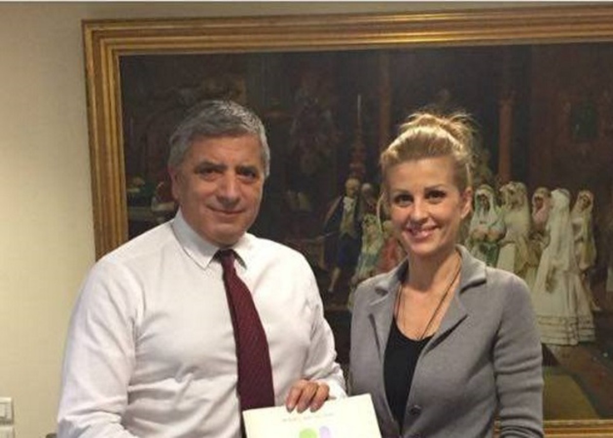 Έλενα Ράπτη: Η συνάντηση με τον Γιώργο Πατούλη! ΦΩΤΟ