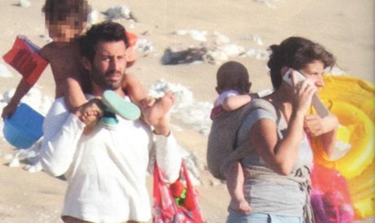 Λευτέρης Ελευθερίου: Βουτιές με τα παιδιά του στη Νάξο!