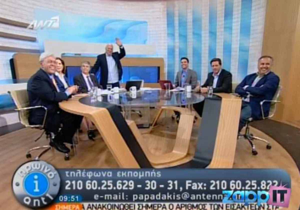 Ο Γιώργος Παπαδάκης χαιρέτησε με …Καλημέρα Ελλάδα!
