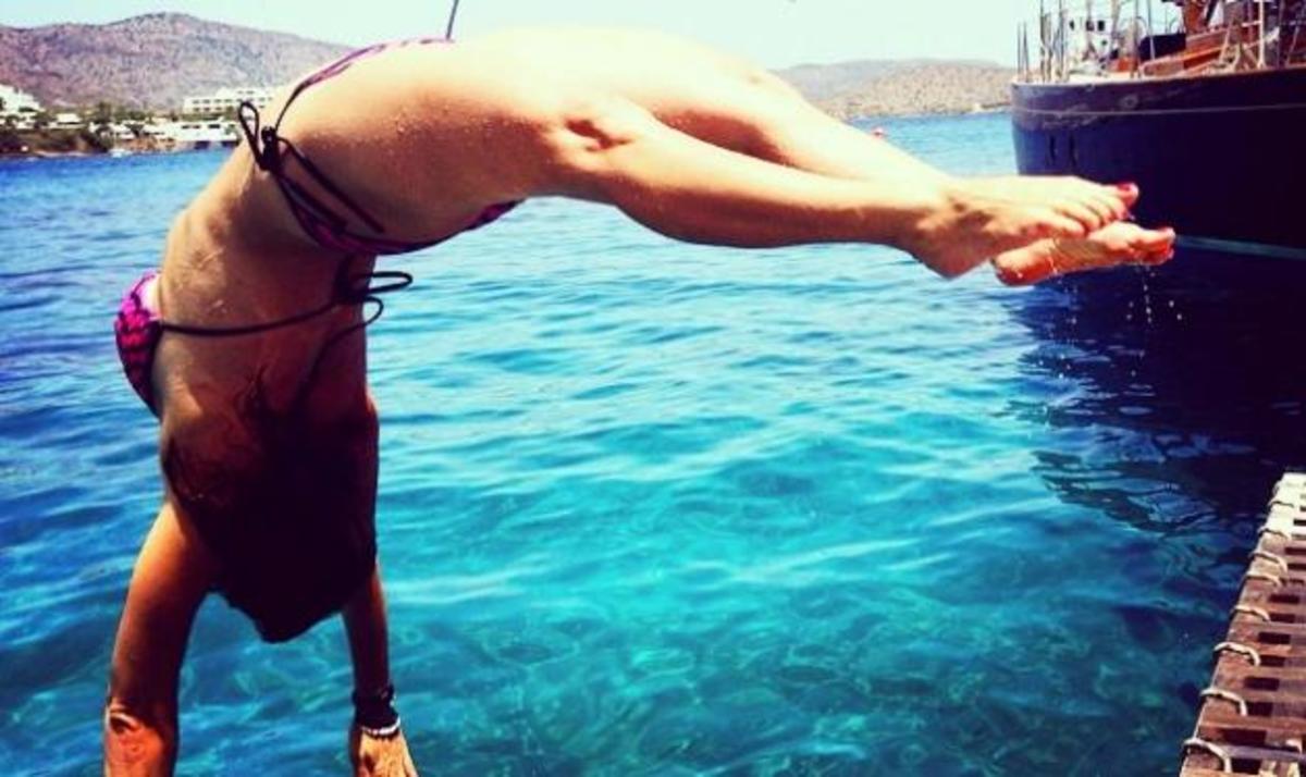 Ποια παρουσιάστρια έκανε αυτήν τη βουτιά;