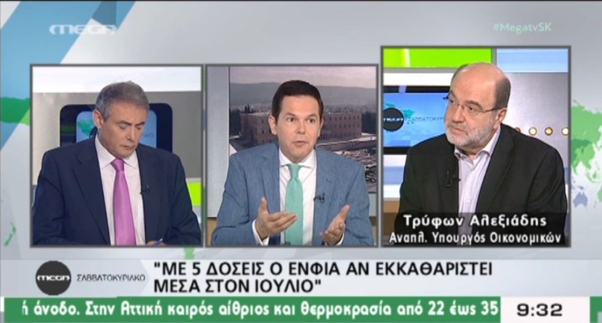Αλεξιάδης για ΕΝΦΙΑ, κατασχέσεις