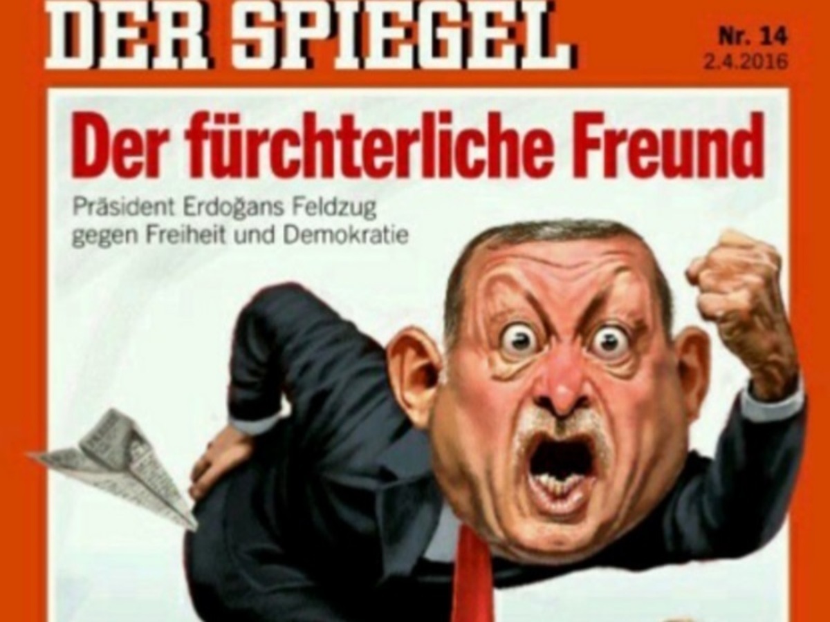Γλέντι του Spiegel στον Ερντογάν! Σαΐτα από εφημερίδα στον… ποπό!