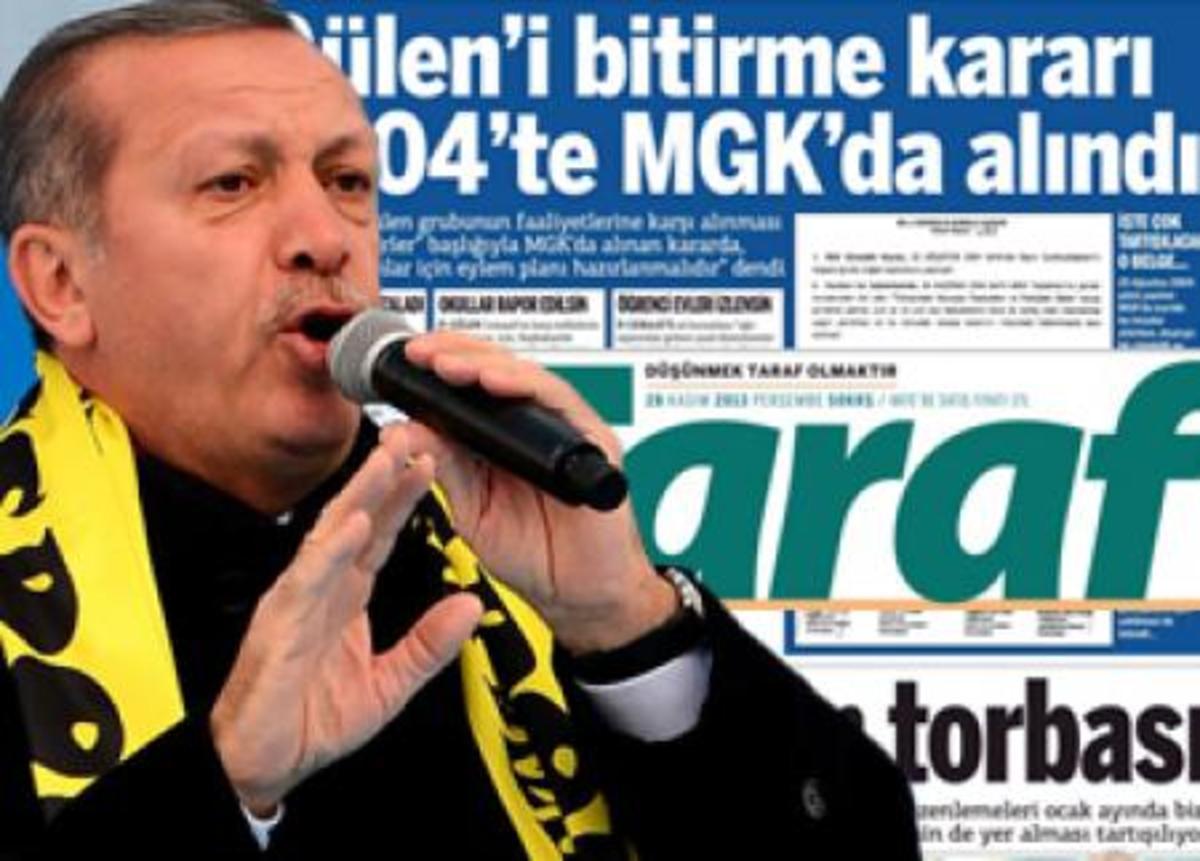 Μάχη Ερντογάν με την εφημερίδα Ταράφ