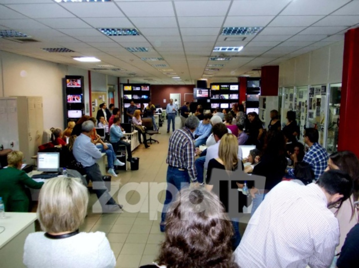 Δείτε τη μεγάλη αναστάτωση που επικρατεί μέσα στο κτίριο της ΕΡΤ! Αποκλειστικές εικόνες!