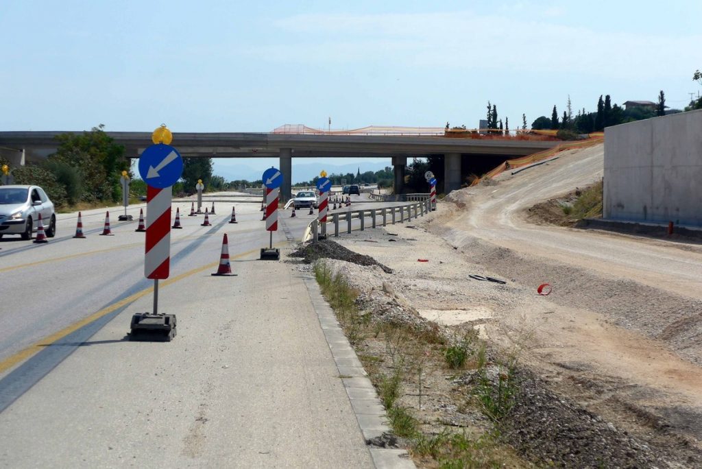 Κλειστή την Τετάρτη το πρωί η νέα εθνική Αθηνών – Πατρών
