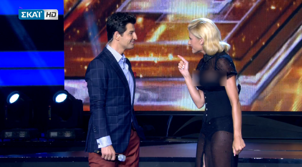 X Factor: To καυτό σιθρού της Ευαγγελίας Αραβανή τρέλανε τον Σάκη Ρουβά!