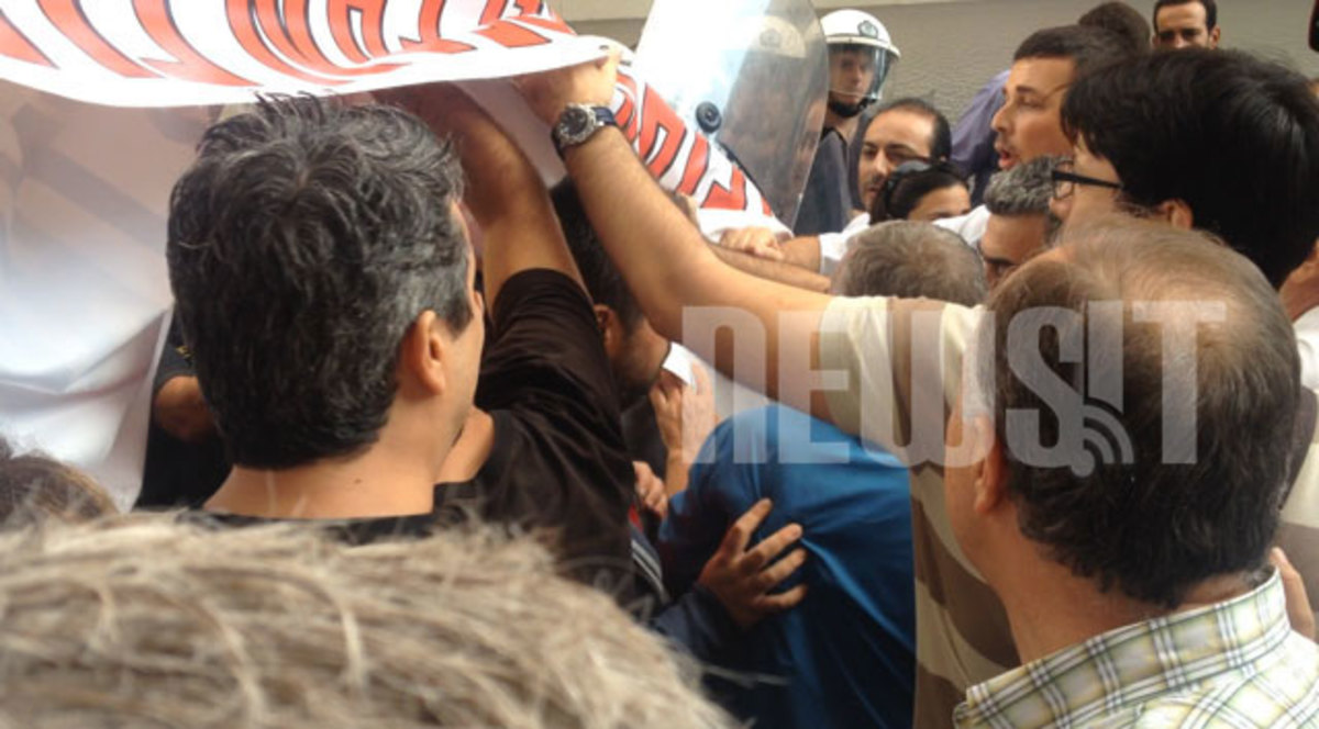 Εγκαίνια με …ΜΑΤ και συνθήματα! Τι έγινε στον Ευαγγελισμό