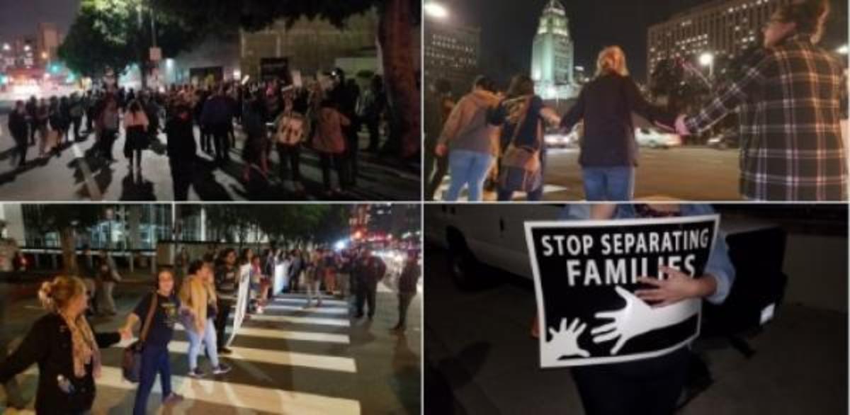Λος Άντζελες: Μεγάλες διαδηλώσεις για τους μετανάστες! “Έξω οι ρατσιστές” [pics, vid]