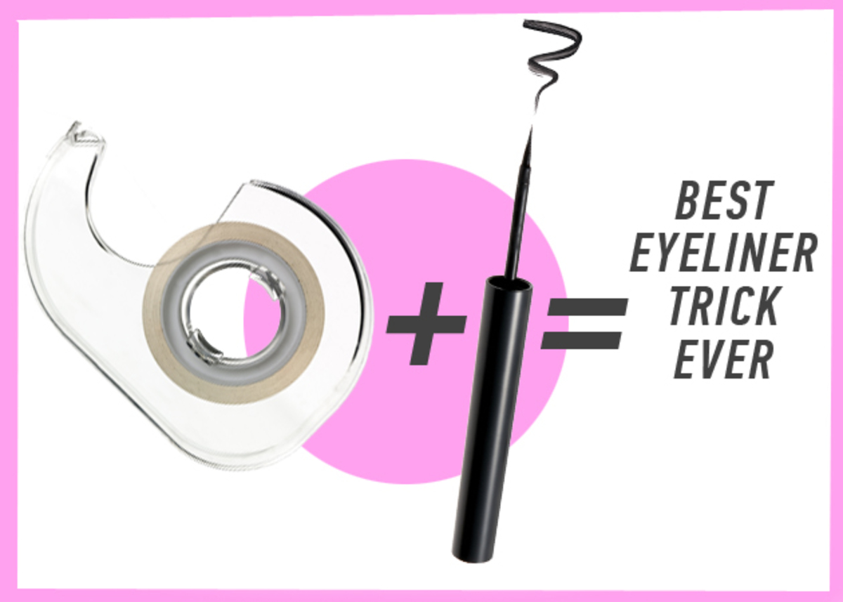 Το μυστικό για να βάλεις τέλεια το eyeliner βρίσκεται στο σελοτέιπ