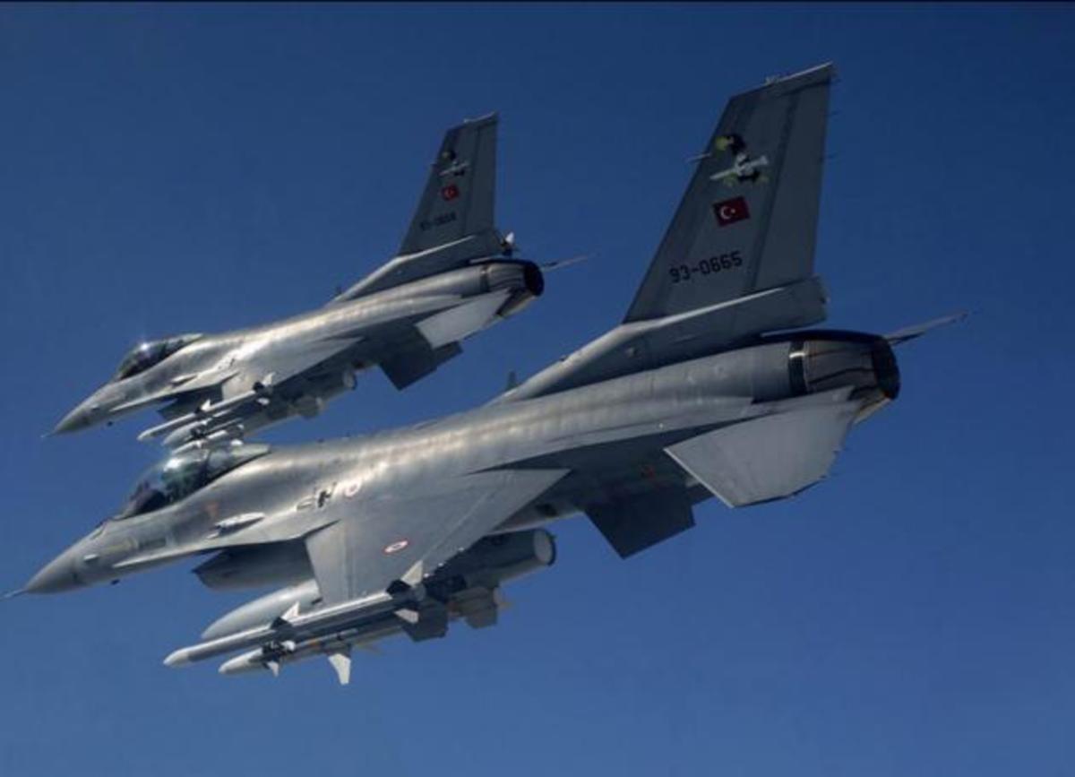 Οπλισμένα τουρκικά F-16 πάνω απο το Αιγαίο!