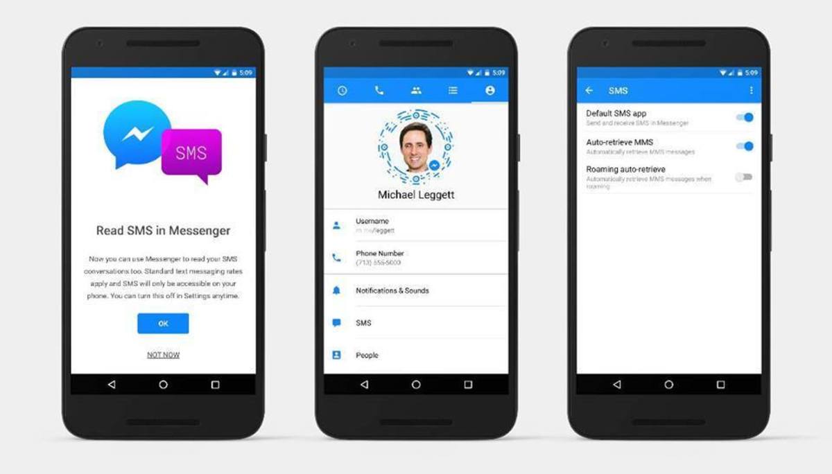 Το Facebook Messenger υποστηρίζει πλέον αποστολή και λήψη SMS!