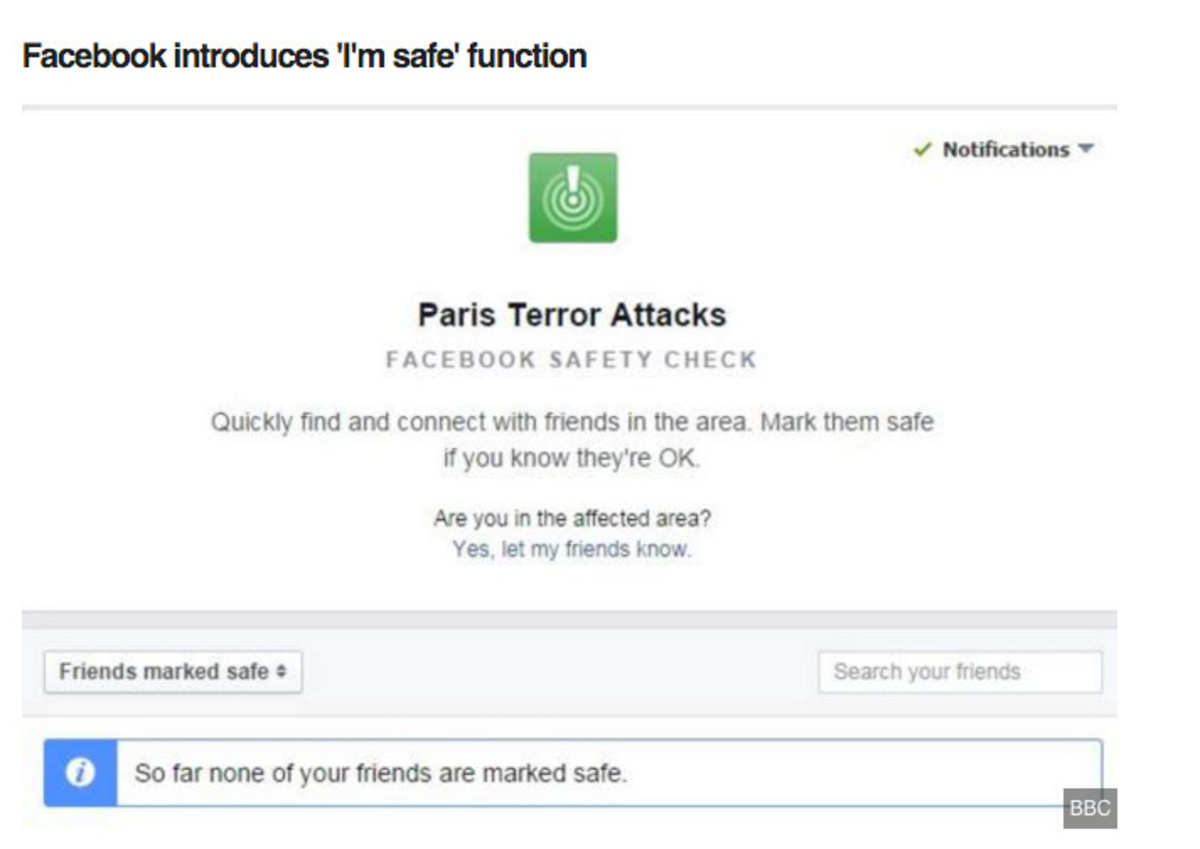 Ειδικό app από το facebook για όσους είναι αποκλεισμένοι στο Παρίσι!