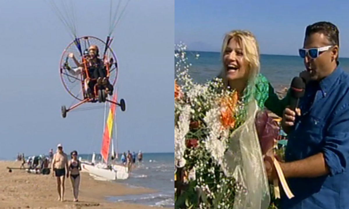 Η Φαίη Σκορδά επέστρεψε από τον ουρανό!