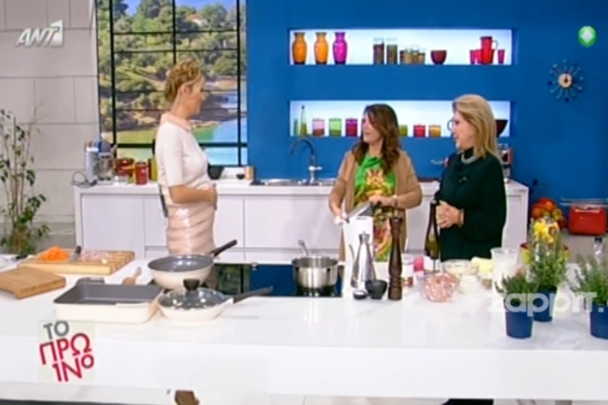 Η Φαίη Σκορδά μιλάει με το αγέννητο παιδί της στον αέρα της εκπομπής