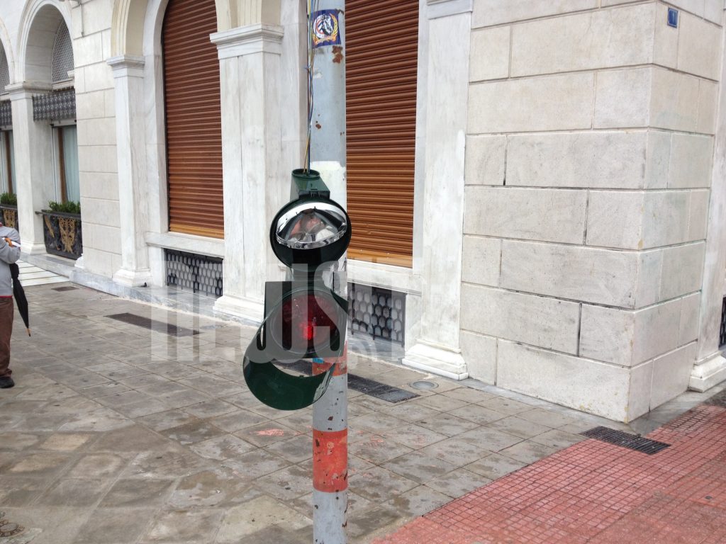 Δεν υπάρχει φανάρι ούτε για δείγμα στο κέντρο – ΦΩΤΟ