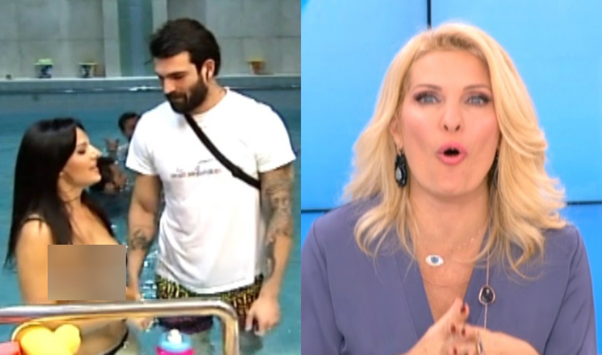 Χαμός στον αέρα της Μενεγάκη με την hot επόπτρια πισίνας! Κόκκαλο ο Αλεξάνδρου…