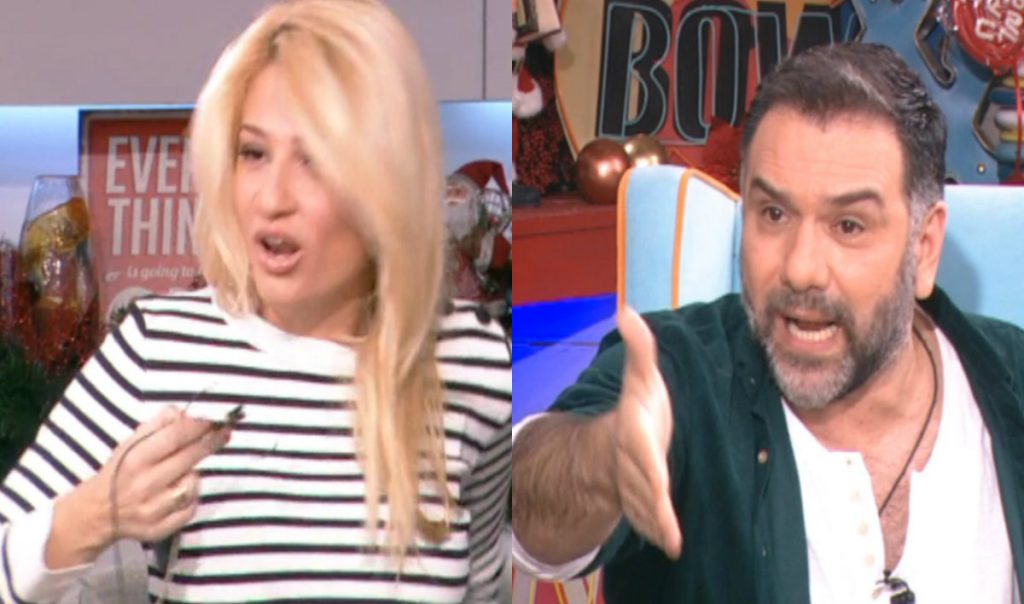 Έξαλλη η Σκορδά με τον Αρναούτογλου, πέταξε το μικρόφωνο και έφυγε!