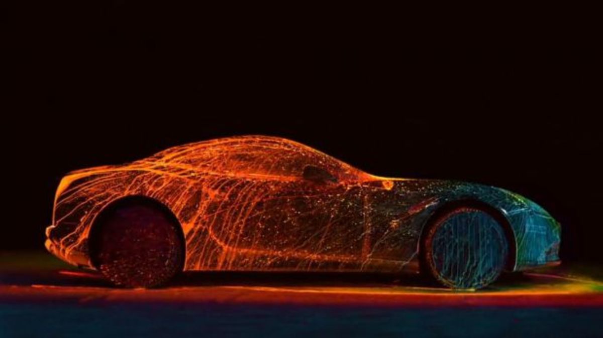 Έργο τέχνης με θέμα μια Ferrari California T (VIDEO)